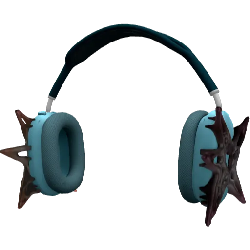 Голубые наушники Appia Pro Max со звездой