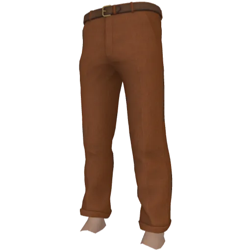 Оранжевые строгие штаны