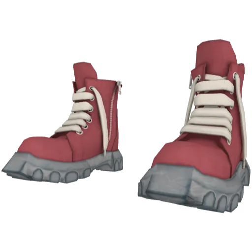 Красные ботинки Rick Onens