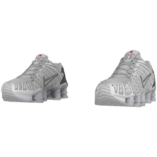 Белые кроссовки Nice Shoks