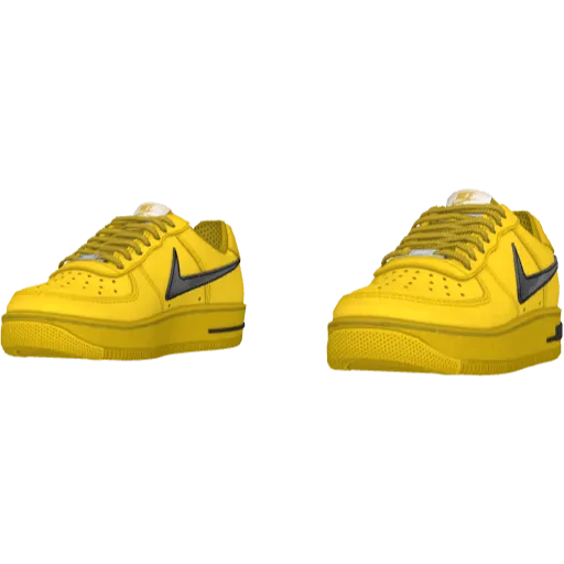 Желтые кроссовки Nice Flow Force 1