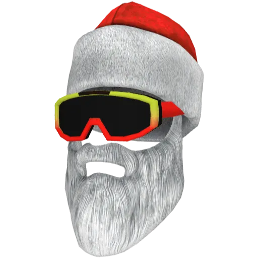 Красная маска Деда Мороза