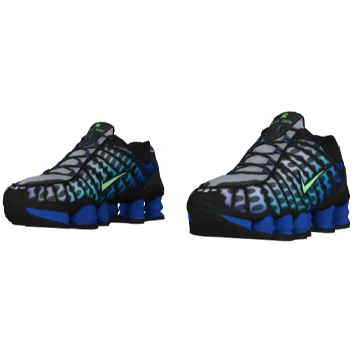 Nike Shox - Черно-розовый (14)