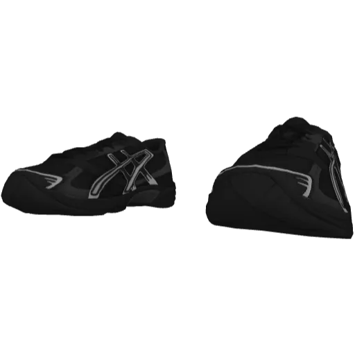 Черные кроссовки Asic