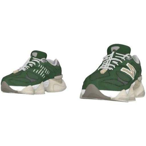 Зеленые кроссовки NB