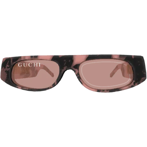 Черные с розовым очки Guchi
