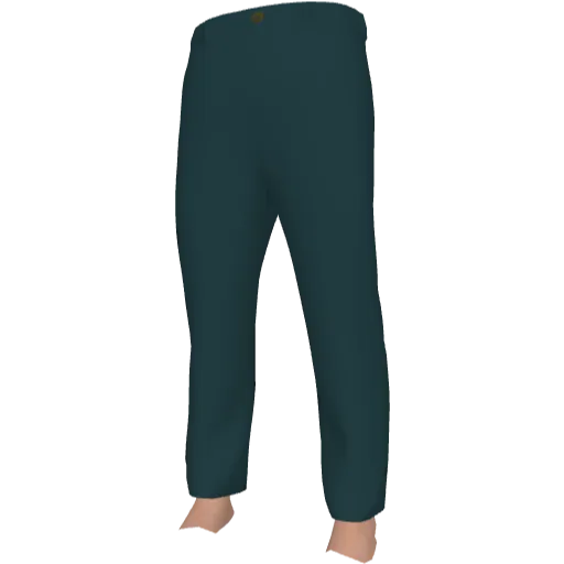 Зеленые университетские штаны 