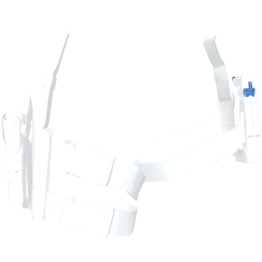 Белая кобура на две ноги