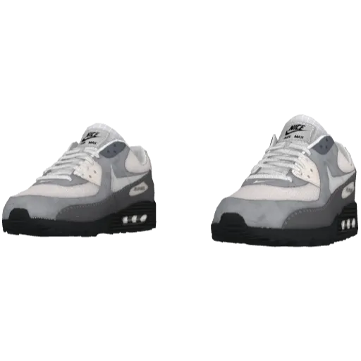 Бело-серые кроссовки Flow Max