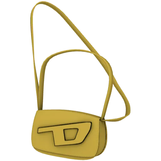 Желтая сумка Disel