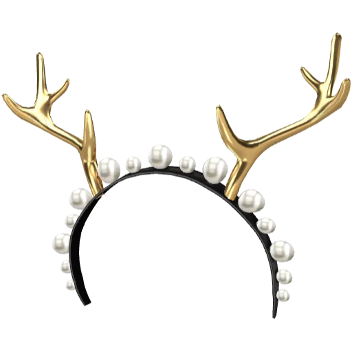 Золотые рога с черным ободком