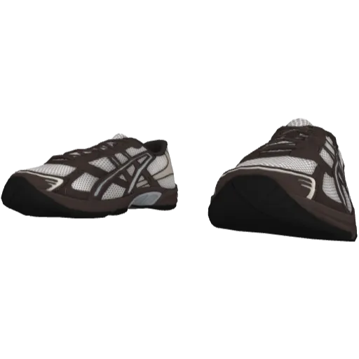 Коричневые кроссовки Asic
