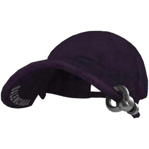 Фиолетовая кепка Balemciaga