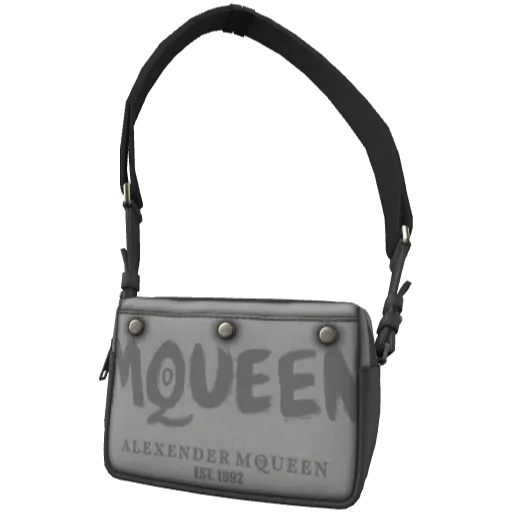 Серая сумка MQUEEN через плечо