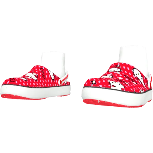 Красные китти CROCO