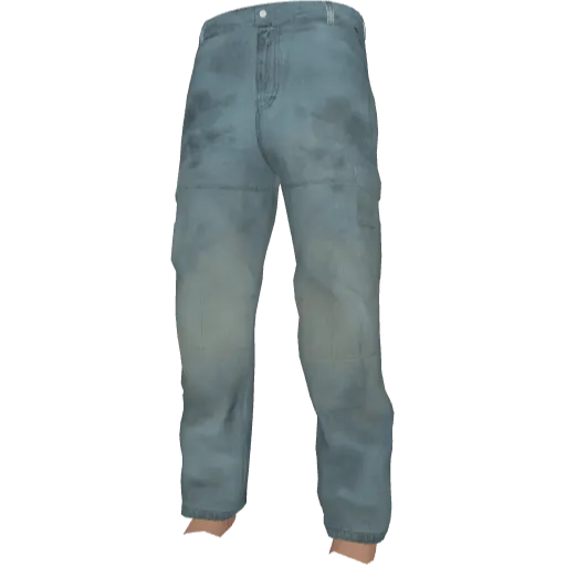 Синие джинсы с паттерном