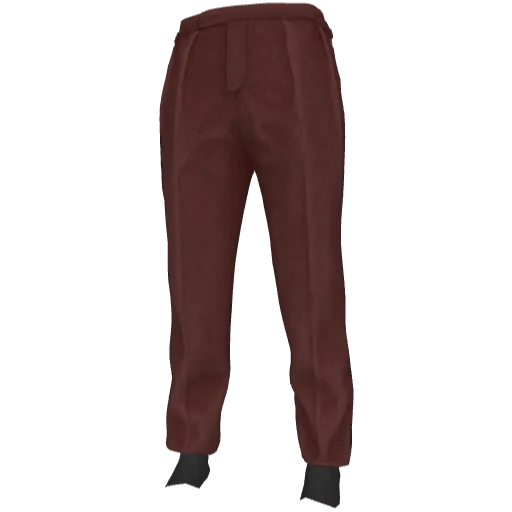 Красные строгие штаны