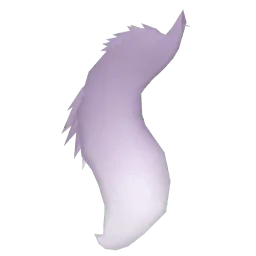 Темно-сиреневый цветной хвост