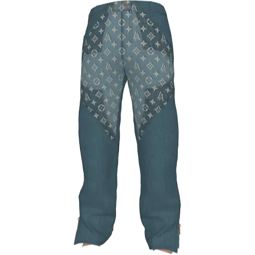 Голубые штаны LA (Luminoforo)