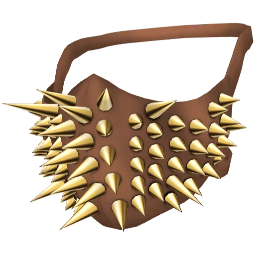 Коричневая маска с шипами (Luminoforo)