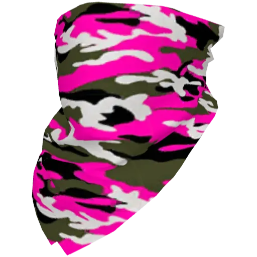 Розовая камуфляжная балаклава Gang Collection