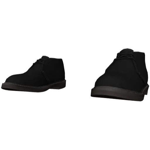 Черные средние строгие туфли