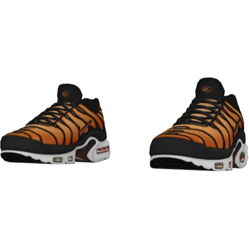 Черно-оранжевые кроссовки Nice Flow Max TN