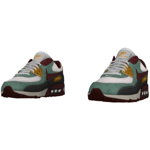 Красно-зеленые кроссовки Flow Max