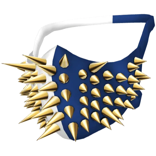 Бело-синяя маска с шипами (Luminoforo)