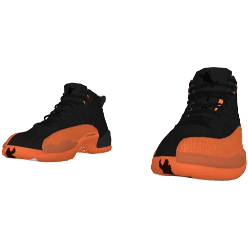 Оранжевые высокие кроссовки Flow