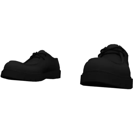 Черные кожаные туфли