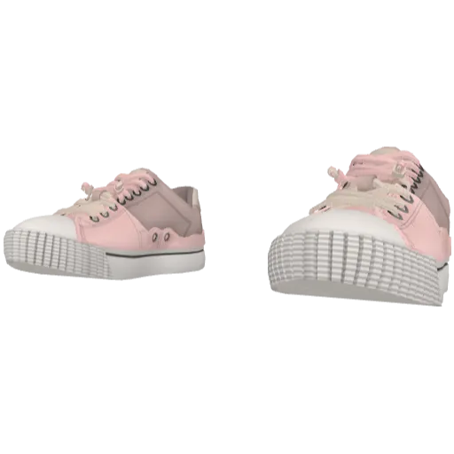 Розовые дизайнерские кеды Margielo