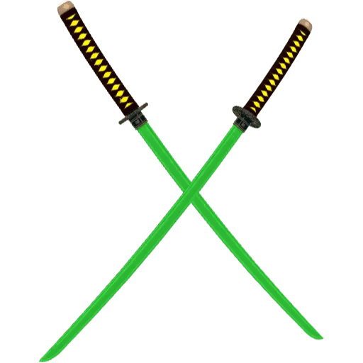 Катаны зелёные