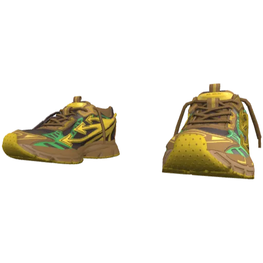 Желтые кроссовки Ott-White