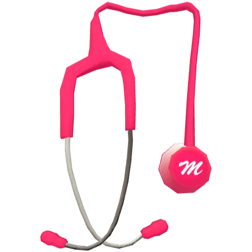 Розовый стетоскоп