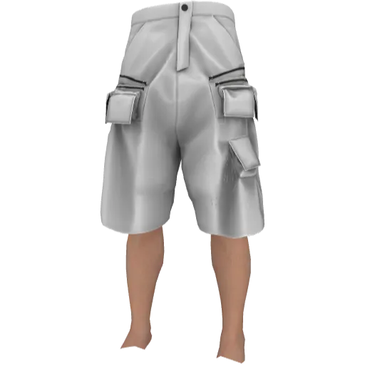 Белые шорты с карманами Rick Onens