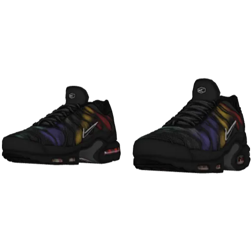 Кроссовки Nike TN - Черно-красный (7)