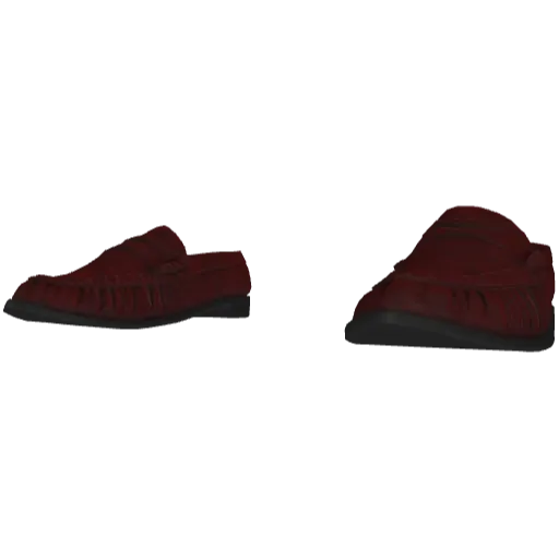 Красные лоферы