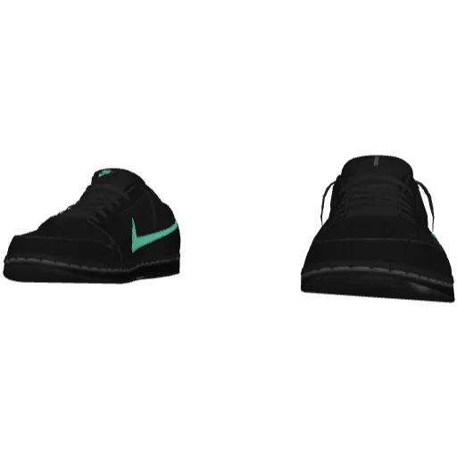 Черные с тифани кроссовки Nice Reverse Swoosh