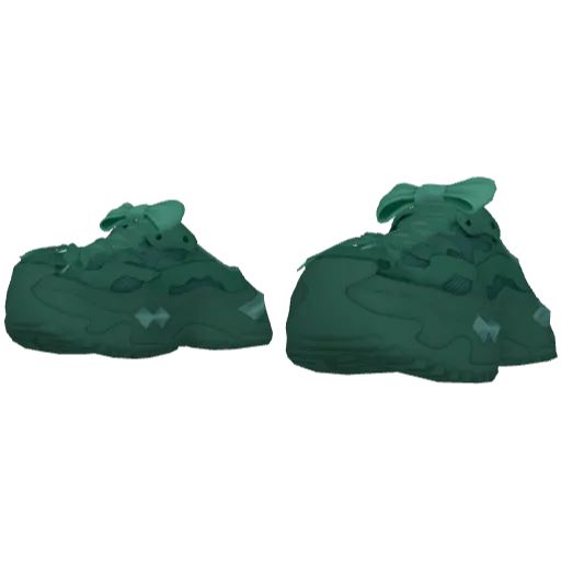 Темно-зеленые кроссовки FELA