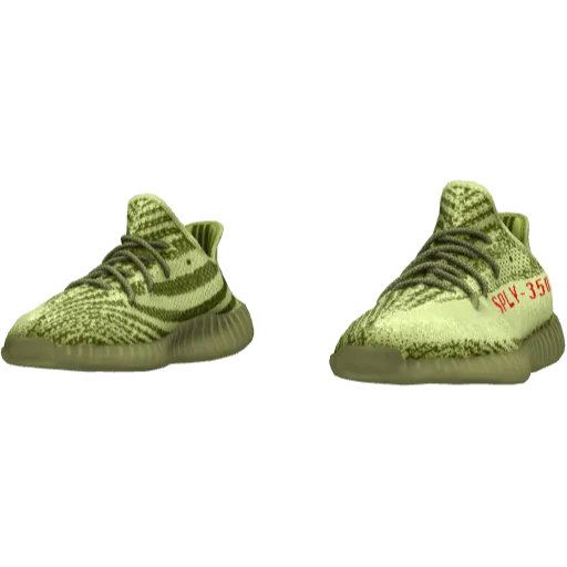 Лаймовые кроссовки Adibas Ez Boost 350