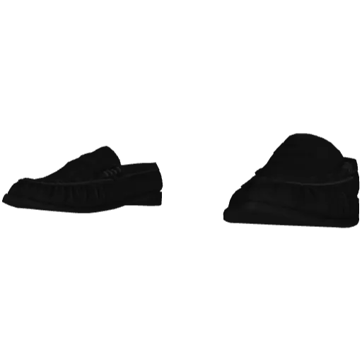 Черные лоферы