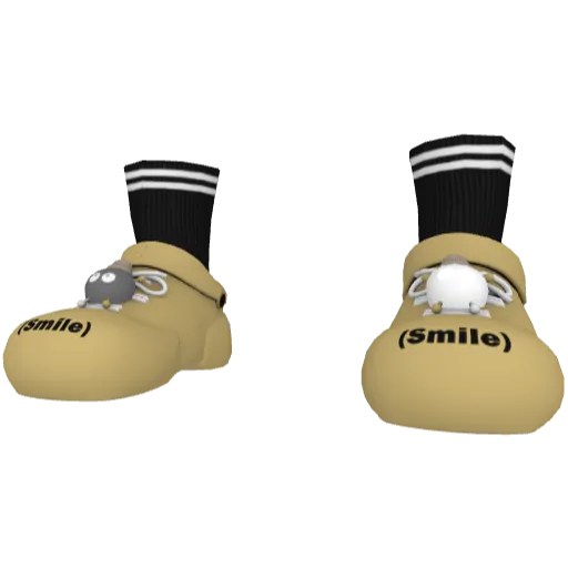 Бежевые тапочки Smile