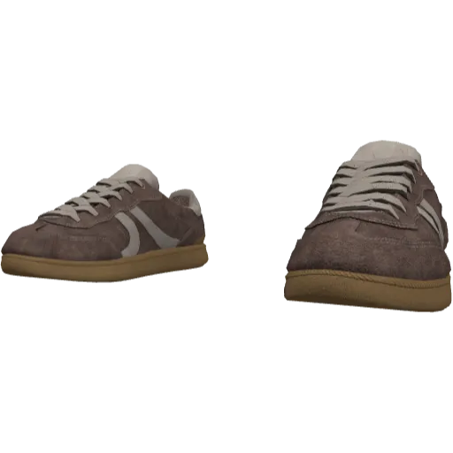 Коричневые кеды