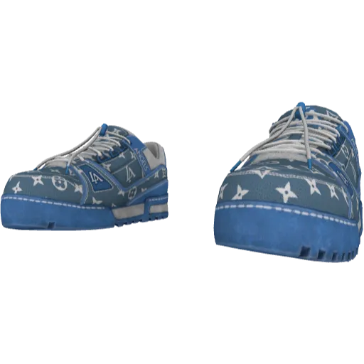 Синие кроссовки LA