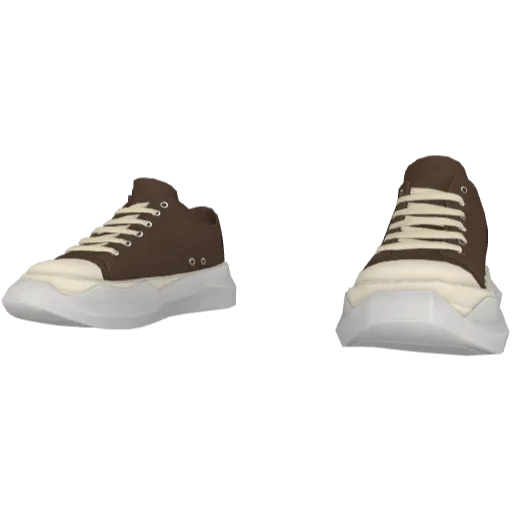 Коричневые кеды Rick Onens Abstract