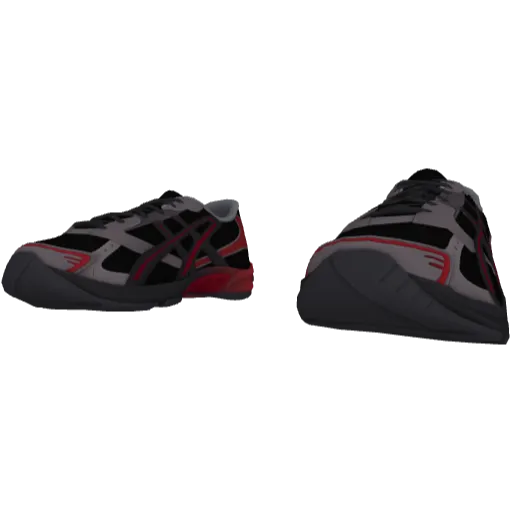 Красные кроссовки Asic