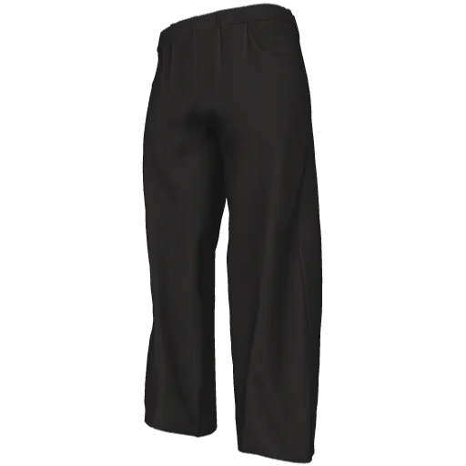 Чёрные трикотажные брюки