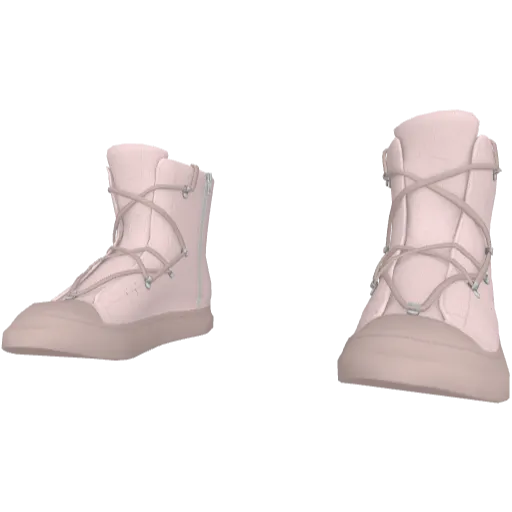 Розовые кеды Rick Onens Hexagram