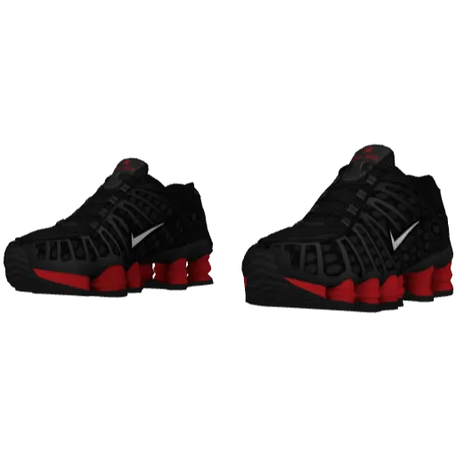 Nike Shox - Черно-розовый (12)